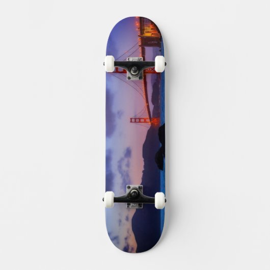 Nach Sonnenuntergang heraus am Bäcker-Strand Skateboard (Vorderseite)