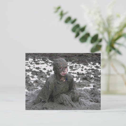 Nach Spaß, wünschst du wärst hier! Postkarte (Stehend Vorderseite)