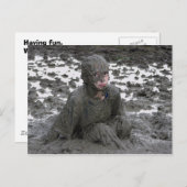 Nach Spaß, wünschst du wärst hier! Postkarte (Vorne/Hinten)