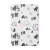 Nach Stunden Bath Mat | Relativ schönes Badezimmer Badematte (Vorderseite Vertikal)