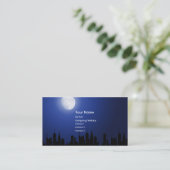 Nach Stunden Visitenkarte (Stehend Vorderseite)