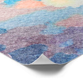 Nach Sturm Summer Sunset Sky Poster (Ecke)