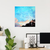 Nach Sturm Summer Sunset Sky Poster (Heimbüro)