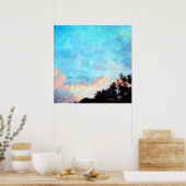 Nach Sturm Summer Sunset Sky Poster (Küche)