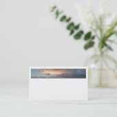 Nach Sturm Sunset Business Cards Visitenkarte (Stehend Vorderseite)