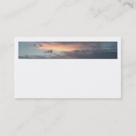 Nach Sturm Sunset Business Cards Visitenkarte