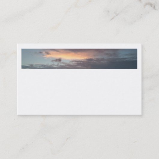 Nach Sturm Sunset Business Cards Visitenkarte (Vorderseite)