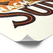 Nach Südamerika Vintage-Reiseposter Poster (Ecke)