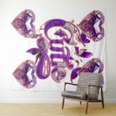 nach Tapestry Size: Extra-Large (88"x104") Instant Wandteppich (Beispiel (Horizontal))