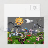 Nach (Teil 2 von 2) Postkarte (Vorne/Hinten)