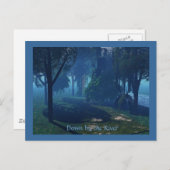 Nach unten am Fluss Postkarte (Vorne/Hinten)