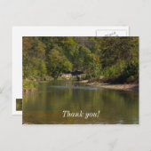 Nach unten Bryant Creek Postkarte (Vorne/Hinten)