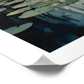 Nach unten - Drucken Poster (Ecke)