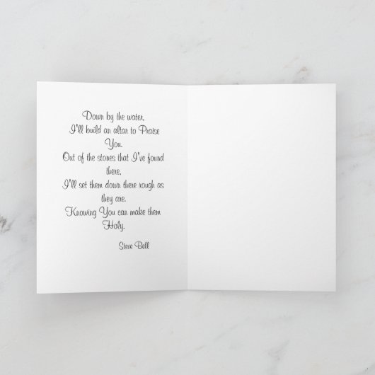 Nach unten durch die Wasserkarte Karte (Innenseite)