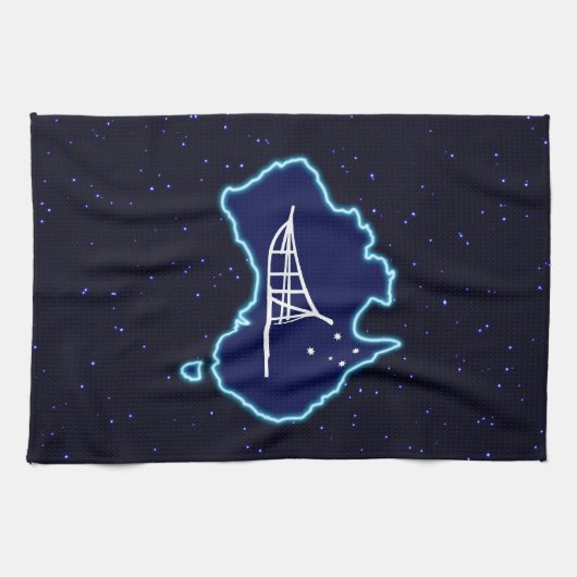 Nach unten geschirrtuch (Horizontal)