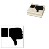 Nach unten gummistempel (Stempel)