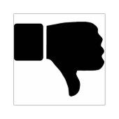 Nach unten gummistempel (Prägung)