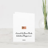 Nach unten - Karte (Rückseite)