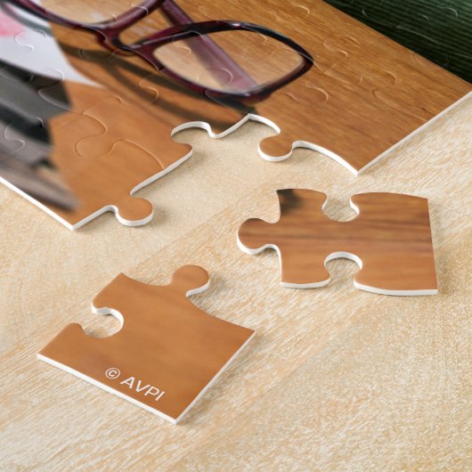 Nach unten Katzenbuch lesen Puzzle (Seite)