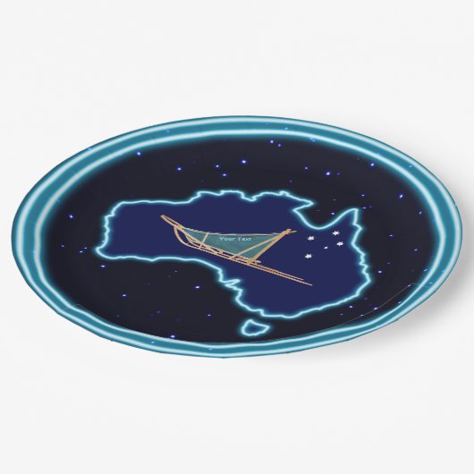 Nach unten pappteller (Schrägansicht)