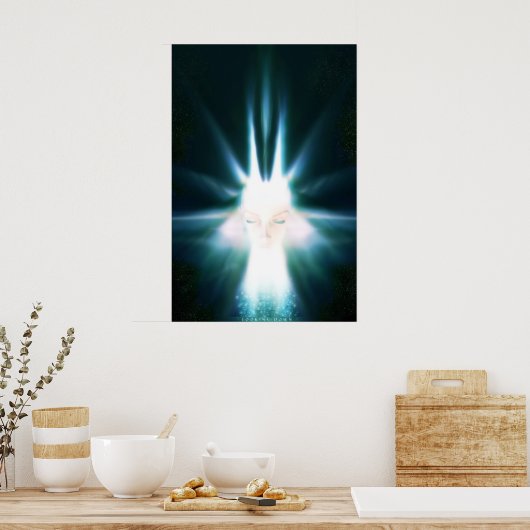 Nach unten poster (Küche)