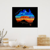 Nach unten poster (Küche)