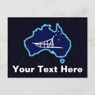 Nach unten postkarte