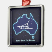 Nach unten silbernes ornament (Links)