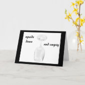 NACH UNTEN UND EMPTY=GRUPPENGEBURTSTAG KARTE (Gelbe Blume)