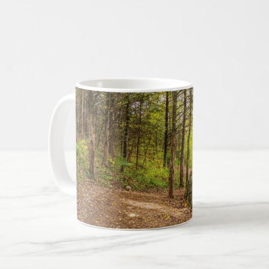 Nach unten und um die Tasse (Vorderseite Links)