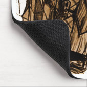 nach unten weiß mousepad (Ecke)