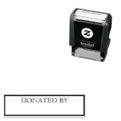 Nach Vorlage gespendet Permastempel (Beispiel)