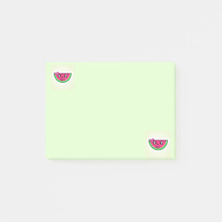 Nach Wassermelone Post-it Klebezettel