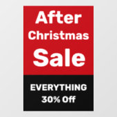 Nach Weihnachten Verkauf Store Fenster Klammern Ze Fensteraufkleber (Blatt)