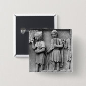 Nach Westen Portal, Südtür, epicting Tympanum Button (Vorne & Hinten)