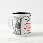 NACH-WÖRTER Reihe - REDH Kaffee-Tasse Zweifarbige Tasse (Vorderseite Links)