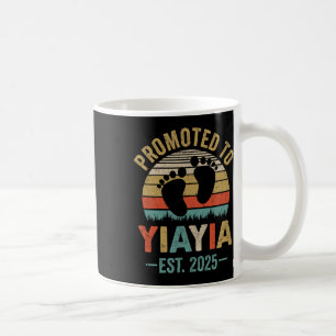 Nach Yiayia Est 2025 Mütter Tag Vintag Kaffeetasse