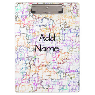 Nachahmen von Hand Zeichnend Linien Klemmbrett