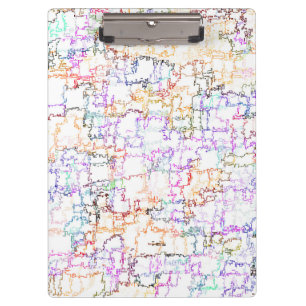 Nachahmen von Hand Zeichnend Linien Klemmbrett