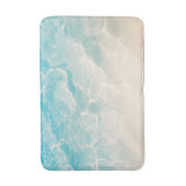 Nachahmung des Strandsandes unter klarem Wasser im Badematte (Vorderseite Vertikal)