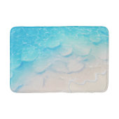 Nachahmung des Strandsandes unter klarem Wasser im Badematte (Vorderseite)