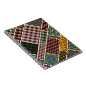 Nachahmung indianischer Patchwork-Muster mit Textu Notizblock (Rechte Seite)