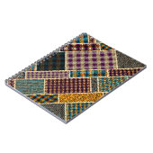 Nachahmung indianischer Patchwork-Muster mit Textu Notizblock (Linke Seite)