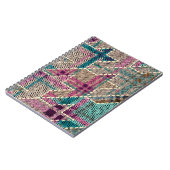 Nachahmung indianischer Patchwork-Muster mit Textu Notizblock (Linke Seite)
