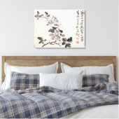 Nachahmung von Xu Weis Blume Nr. 5 Leinwanddruck (Insitu (Schlafzimmer))