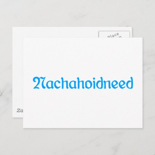 Nachahoidneed Dann eben nicht bayrisch Bayern Postkarte (Vorne/Hinten)