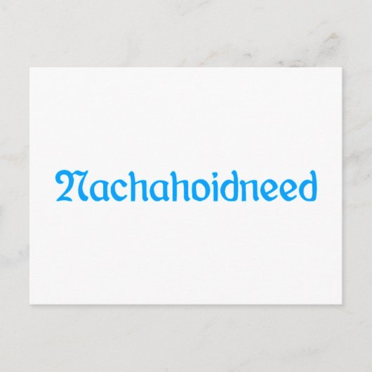 Nachahoidneed Dann eben nicht bayrisch Bayern Postkarte (Vorderseite)