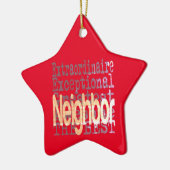 Nachbar Extraordinator Keramik Ornament (Links)