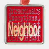 Nachbar Extraordinator Ornament Aus Metall (Vorne)