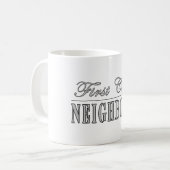 Nachbar-Klassen-Nachbar Kaffeetasse (Vorderseite Links)